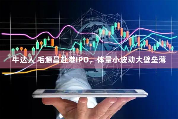 牛达人 毛源昌赴港IPO，体量小波动大壁垒薄